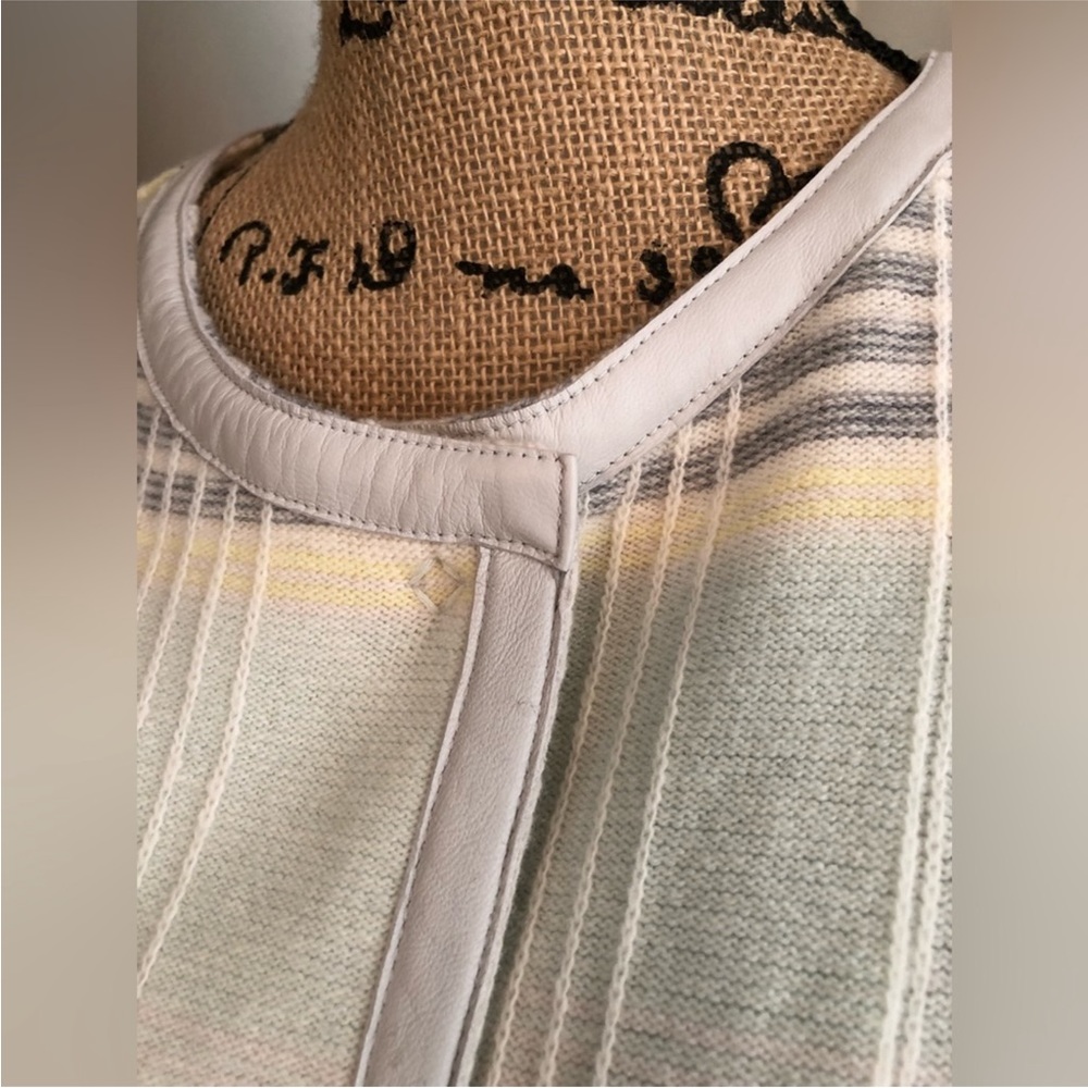 St. John Plaid Cashmere Sweater Coat
